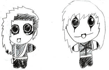 Jinxx and Andy Biersack Chibi