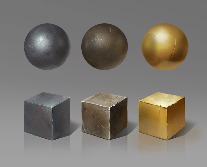 Metals material studies by Coffee-Shakes on DeviantArt
