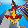 Spiderwoman Flying High