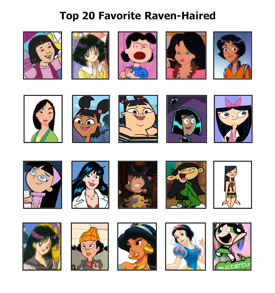 My Top 20 Raven-Haired Girls