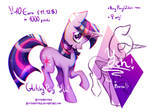 {YCH} Prancing Glitchy Pony! (OPEN) by RottenGotika