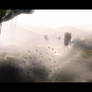 Flying - Matte Painting