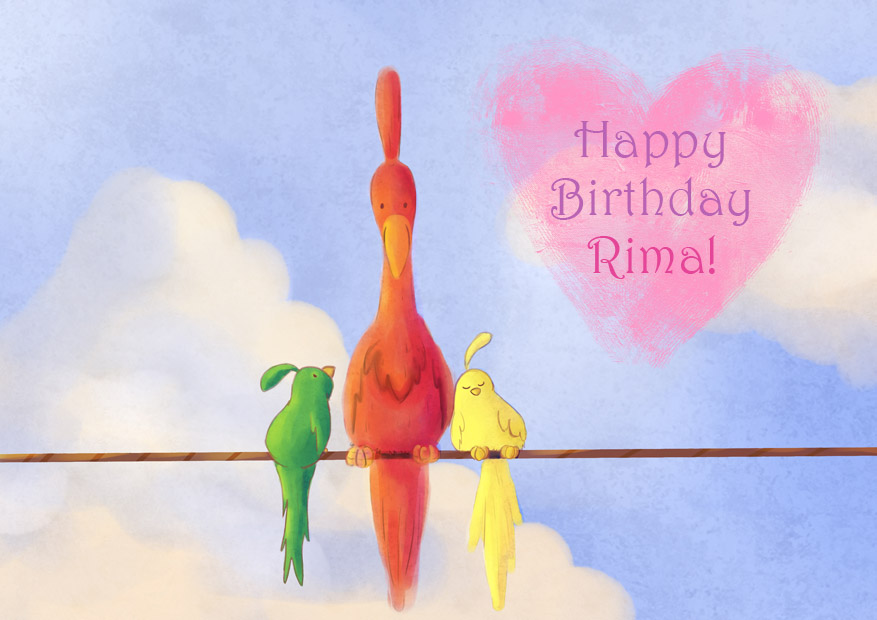 Happy Birthday Rima