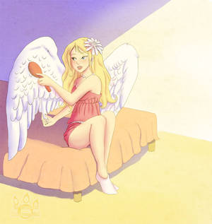 Angel girl time by tamaraR