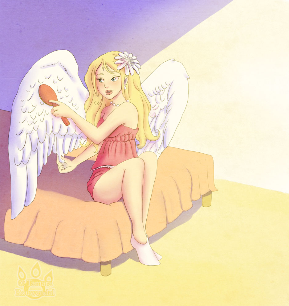 Angel girl time