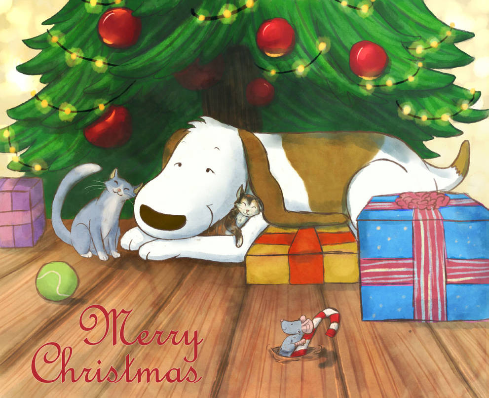 Merry Christmas Poochy 2017 by tamaraR Merry Christmas Poochy 2017 by tamaraR