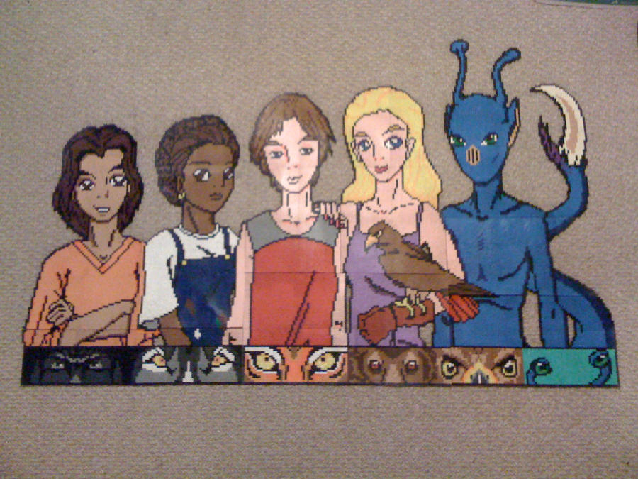 Animorphs in Perler Finished by SpringDasie on DeviantArt