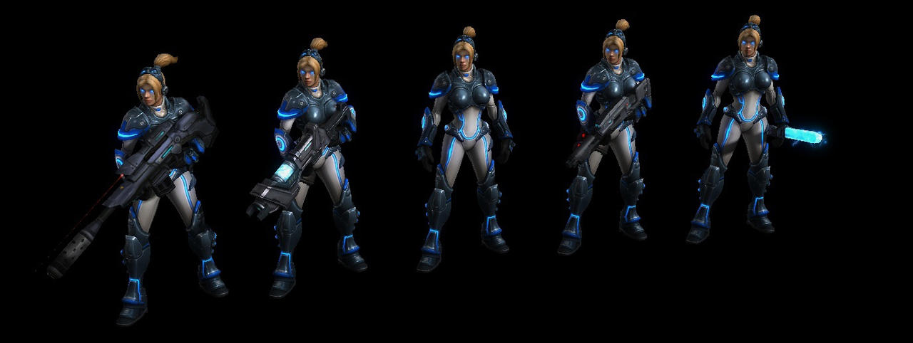 Starcraft 2 - Novax3 to NovaX1 by AVModels on DeviantArt