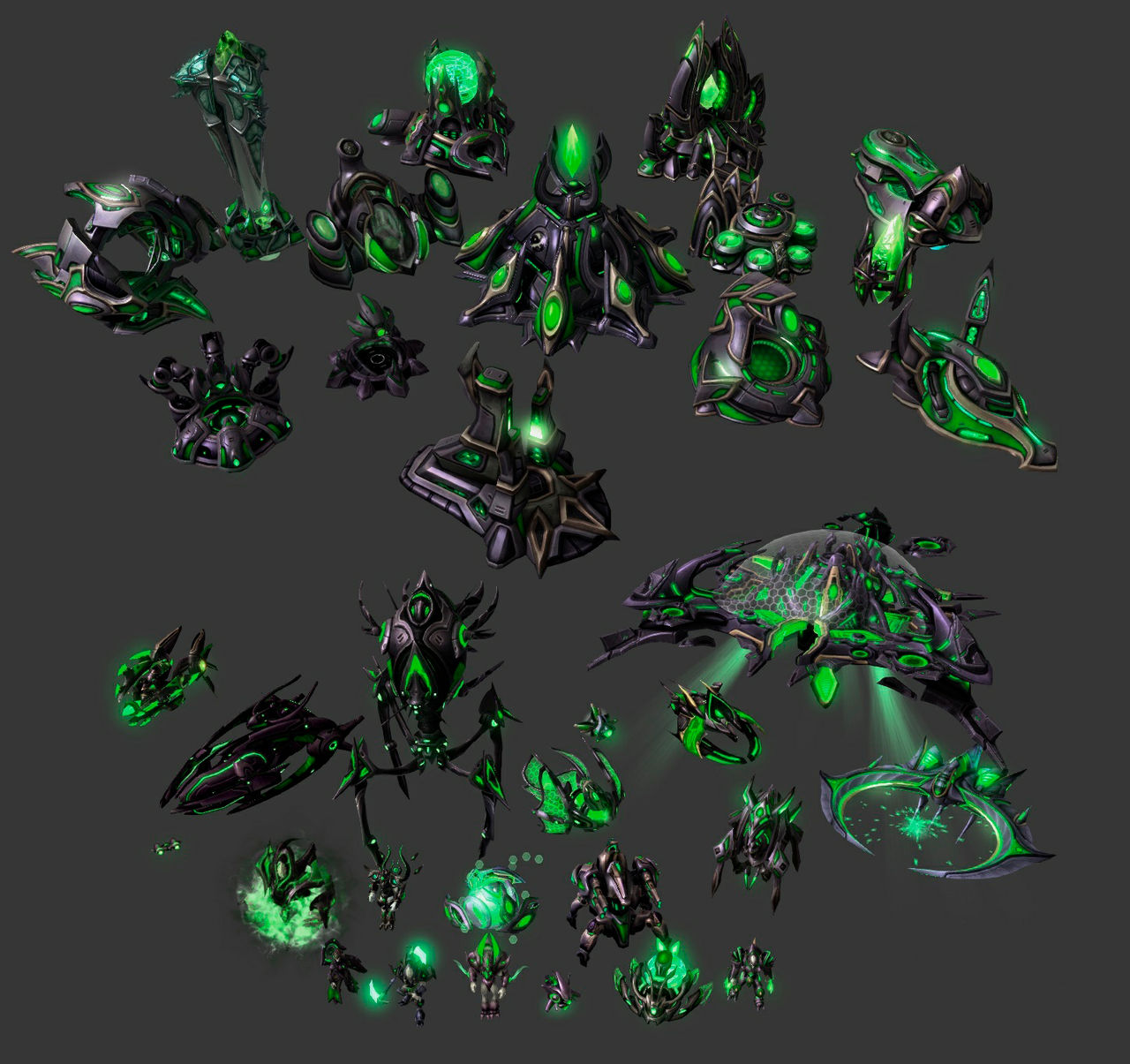 Starcraft 2 - Zhakul (Dark protoss) reissued by AVModels on DeviantArt
