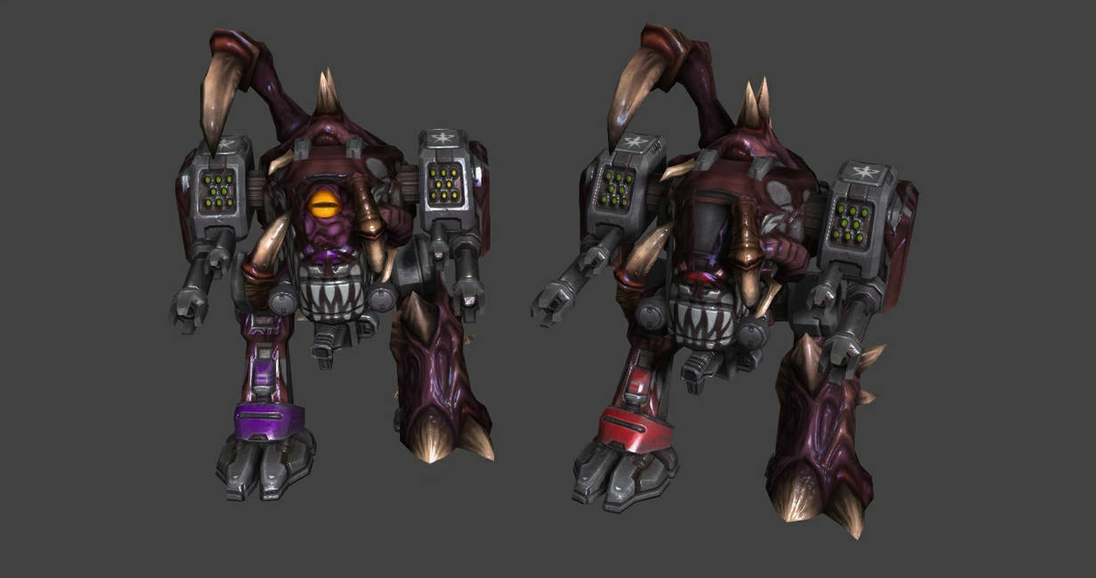 Starcraft 2 - Infested Goliath by AVModels on DeviantArt