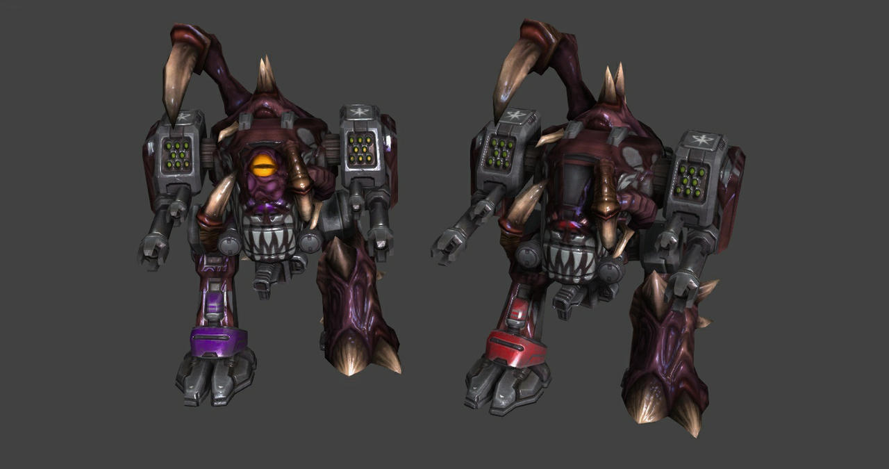 Starcraft 2 - Infested Goliath by AVModels on DeviantArt