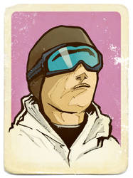 Snowboarder Boy vintage