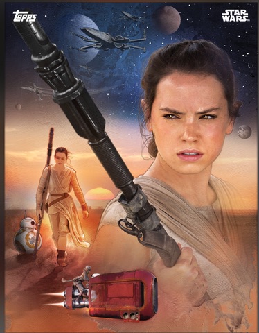 Star Wars: The Force Awakens Rey promo poster