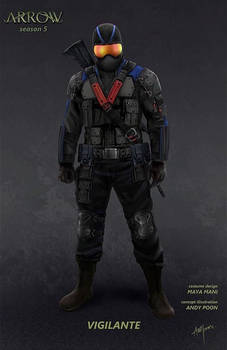 Arrow Season 5 Vigilante Concept Art