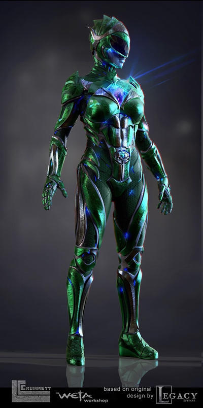 Power Rangers (2017) Green Ranger Concept Art by KingTChalla-Dynasty on ...