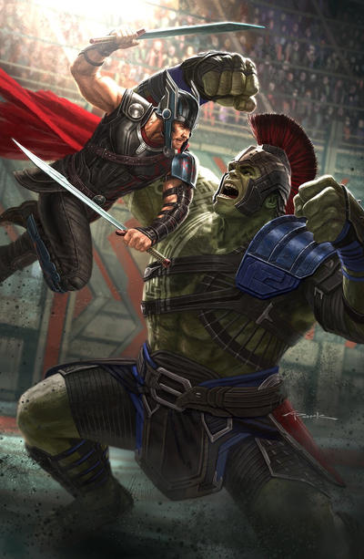 Poster Thor: Ragnarok - Thor And Hulk