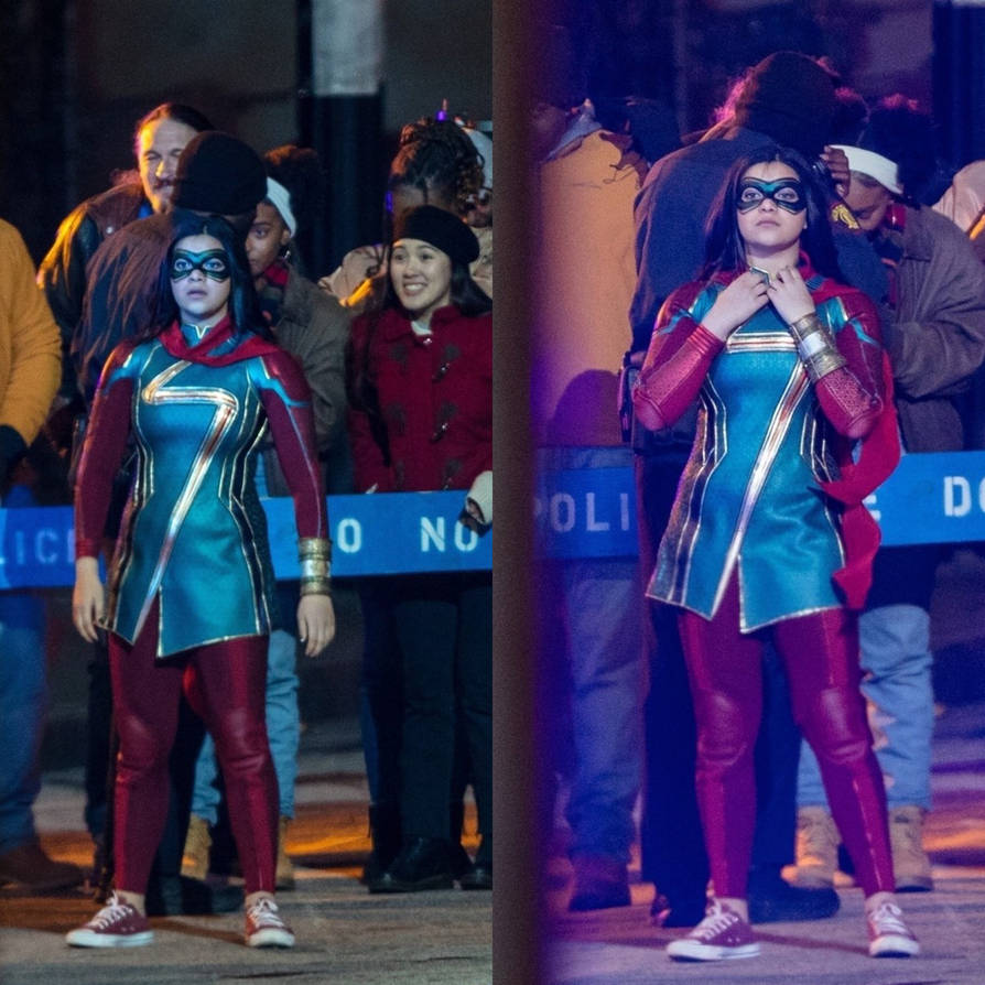 First Look at Ms. Marvel Comic Accurate Costume by KingTChalla-Dynasty ...