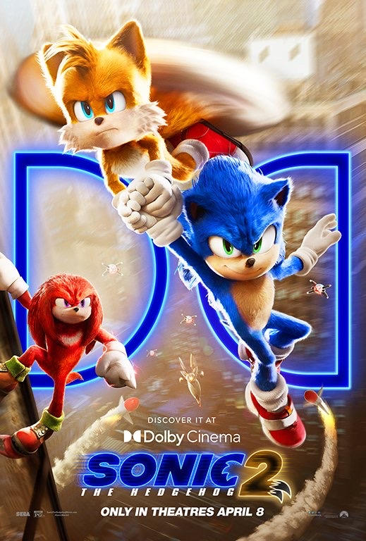 Sonic The Hedgehog 2 - Original Movie Poster