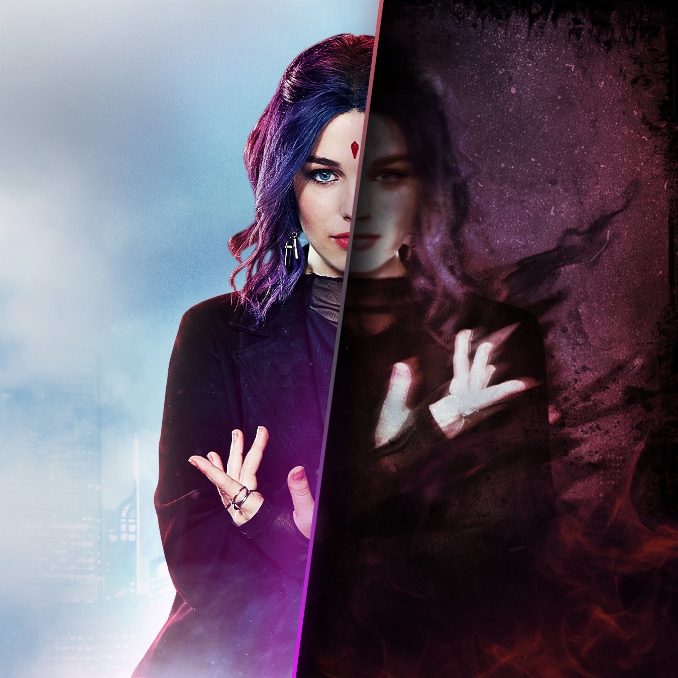 Teagan Croft as Rachel Roth/Raven by KingTChalla-Dynasty on DeviantArt