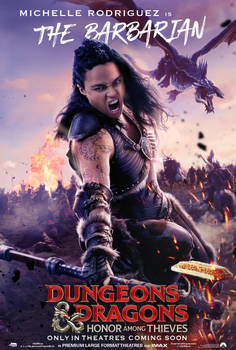 Michelle Rodriguez is the Barbarian