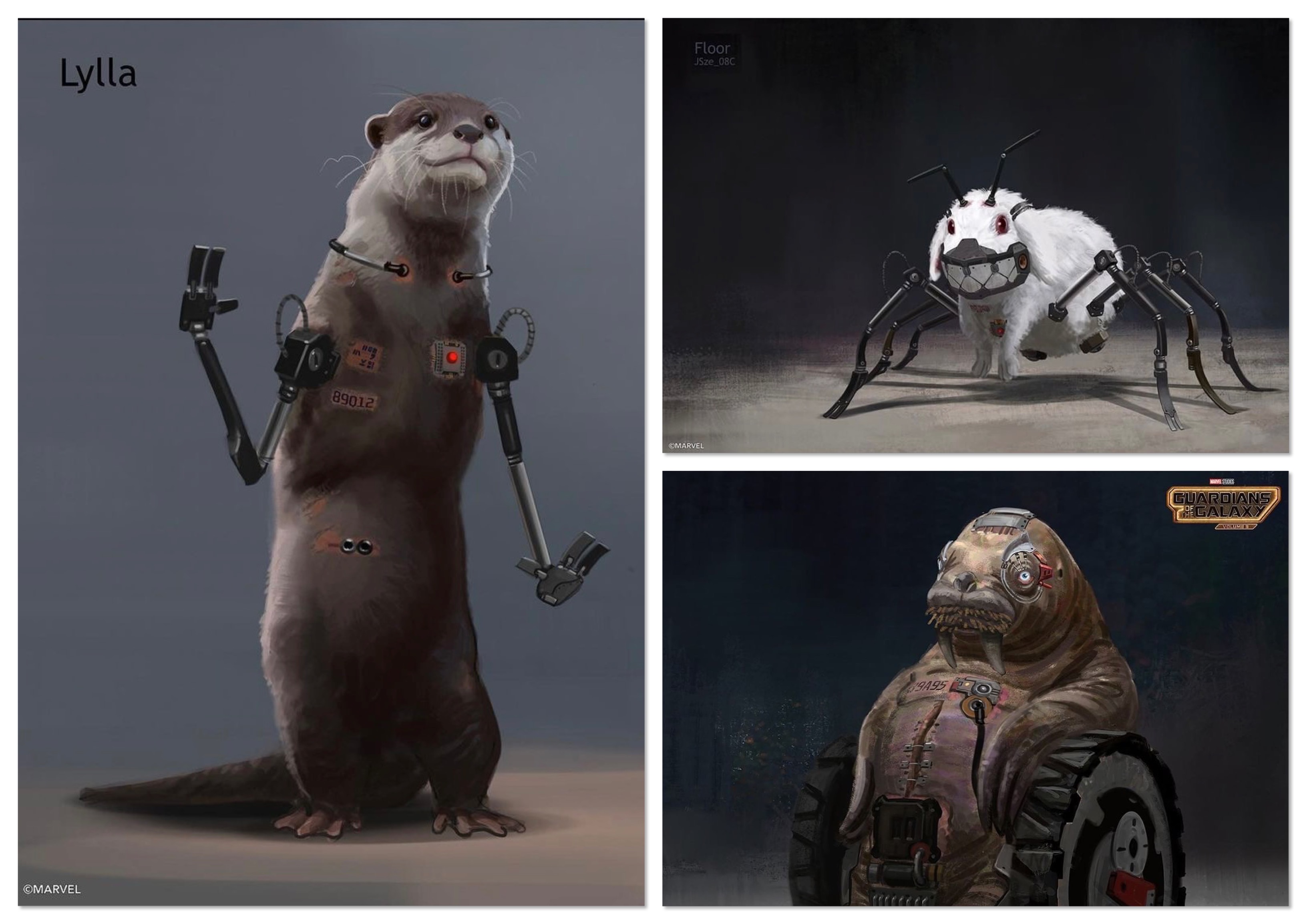 GOTG 3 Lylla Teefs and Floor Official Concept Art by KingTChalla ...