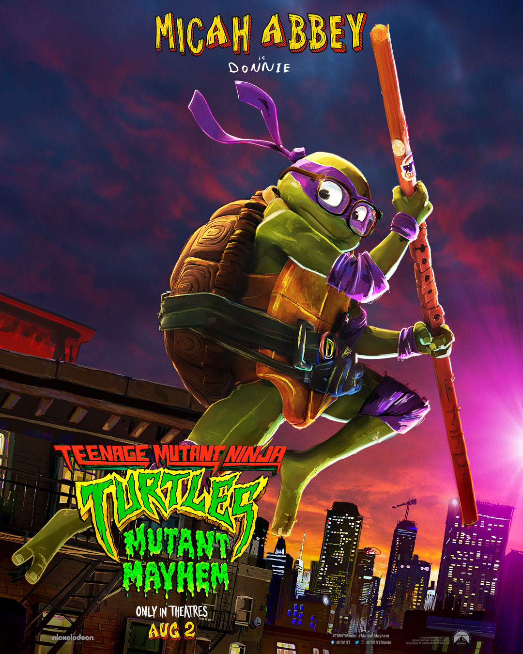 Teenage Mutant Ninja Turtle: Mutant Mayhem's Micah Abbey on