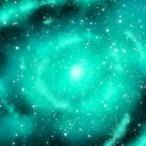 Teal galaxy