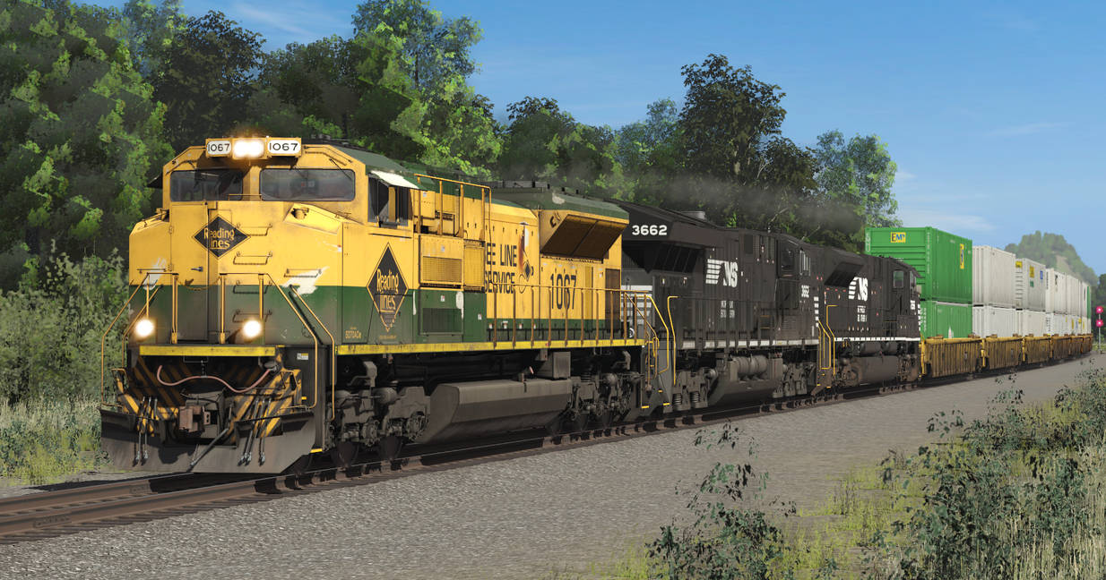 Trainz - NS 1067 Reading Heritage Unit by TrainzRailfanGam1066 on ...