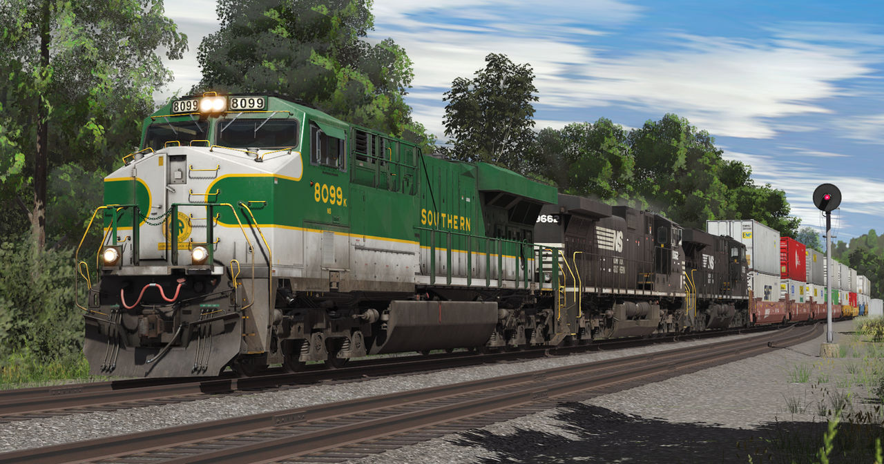8099 Model Train Trainz - NS 8099 Southern Heritage Unit by TrainzRailfanGam1066 on ...
