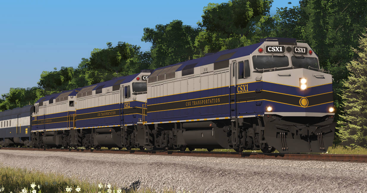 Update on CSX F40PH-2 in Trainz (Read Desc) by TrainzRailfanGam1066 on ...