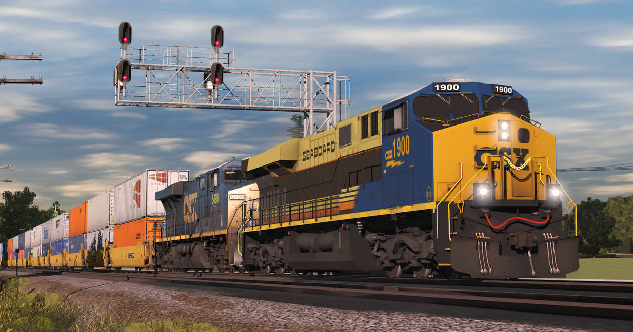 Trainz - CSX 1900 Seaboard Air Line Heritage Unit by ...