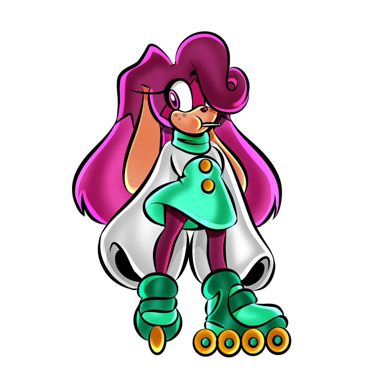 Serena The Rabbit (SA2 style) by BearBuddies on DeviantArt