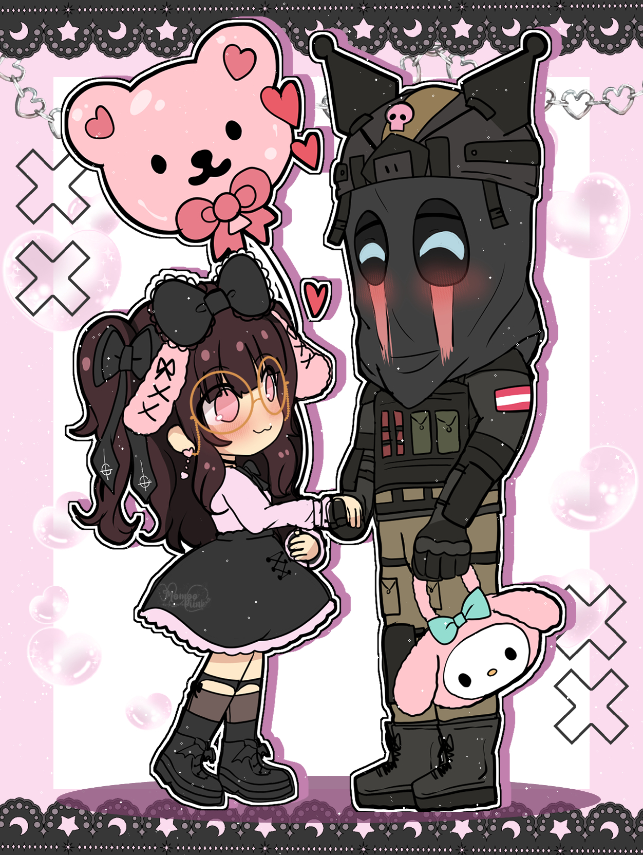 Gacha club ocs, Sanrio inspired, Hello Kitty, Gacha club aesthetic ocs, Gacha outfits