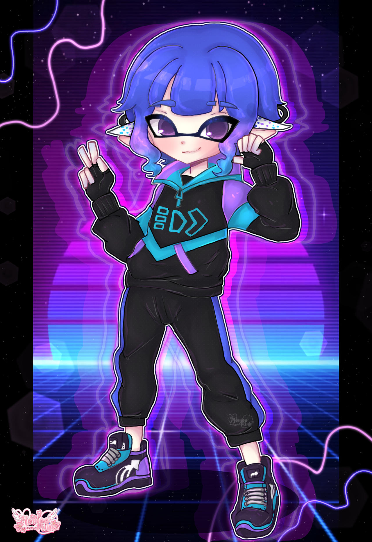 Sploot Body Layout Splatoon FullBody by MomooPiink on DeviantArt
