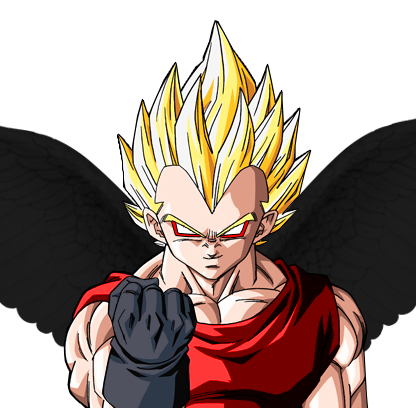 LR Super saiyan 2 Vegeta (Angel) 18Ki by blackflim on DeviantArt