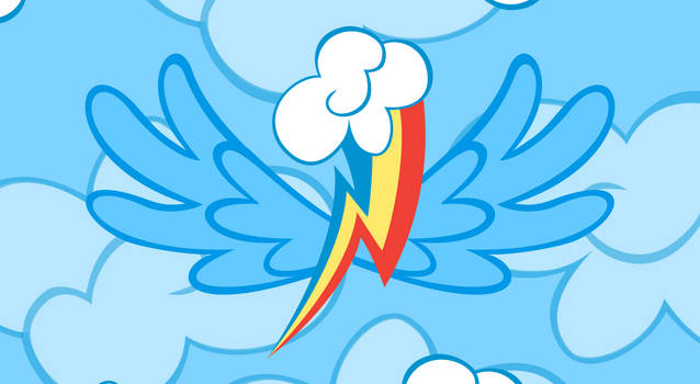 Rainbow Dash Cutie Wings Wallpaper