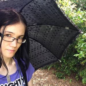 Self-Portrait with Umbrella