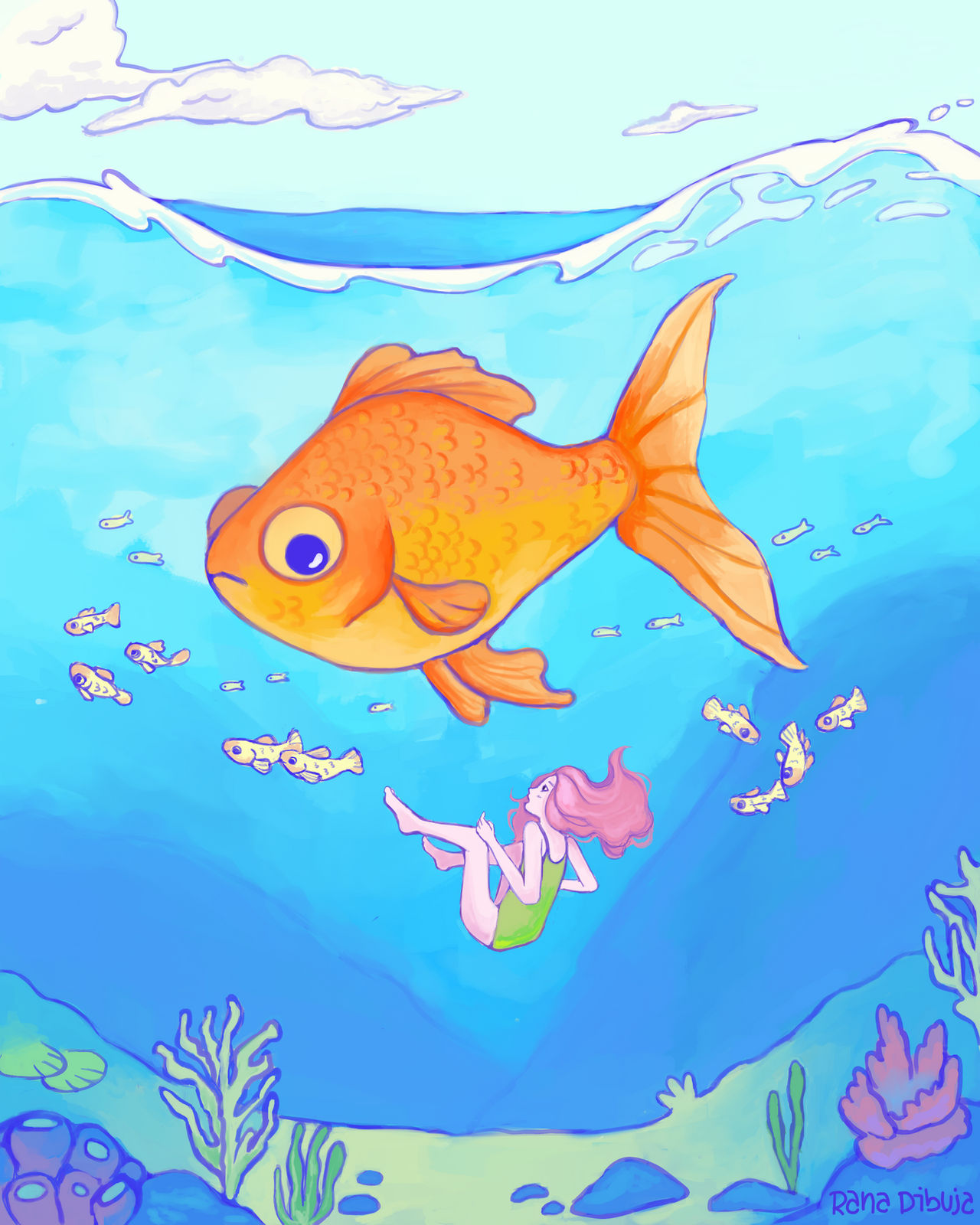 Deviantart 2007 Goldfish Goldfish by ranadibuja on DeviantArt