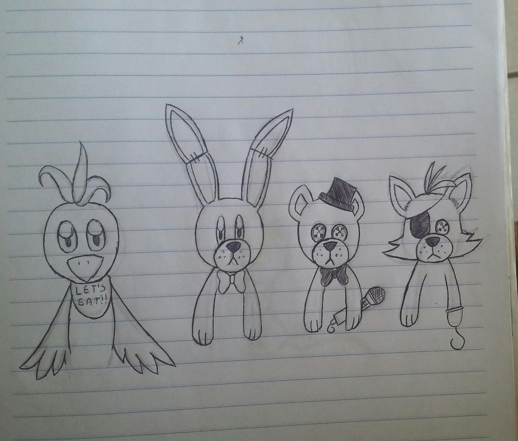 Animatronic plushies by vivi010503 on DeviantArt