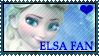 Queen Elsa Fan (Frozen) Stamp by Leteve