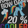Rainbow Dash Typography Poster