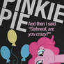 Pinkie Pie Typography Poster