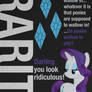 Rarity Typography Poster