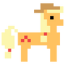 Applejack Hub 8 bit promo vector