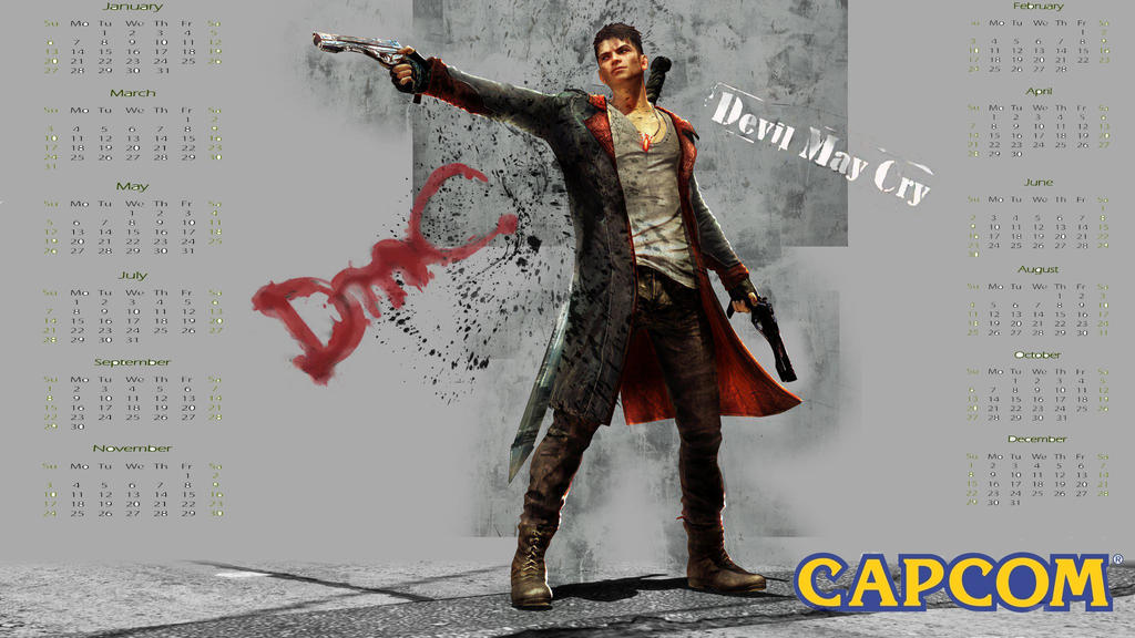 Calendar DmC Devil May Cry by Diimitrii on DeviantArt