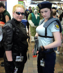 Jill and Wesker