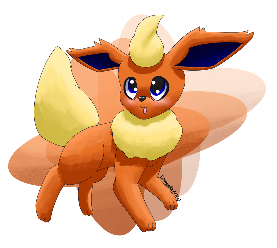 Goofy ah flareon by FeeshyArtist on DeviantArt