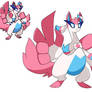 Weekly Pokemon fusion #57 + Sylveon + Lugia