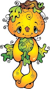 Pumpkin Doll Clipart from a long time ago!