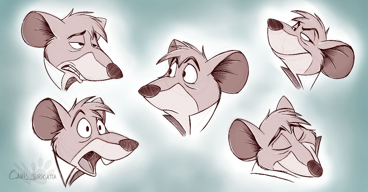 Basil - Expression Sheet by Canis-suricatta on DeviantArt